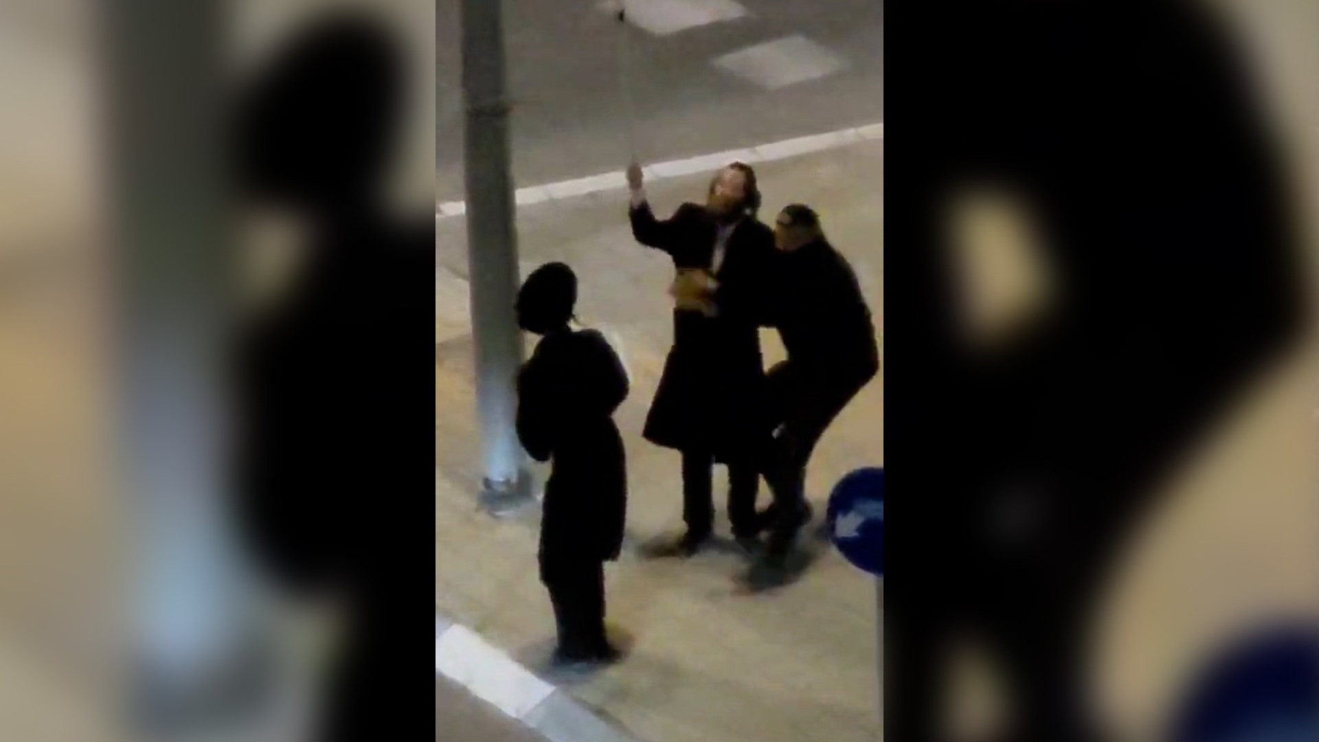 Video thumbnail for Israeli police arrest two ultra-Orthodox Jews for removing Israeli flags