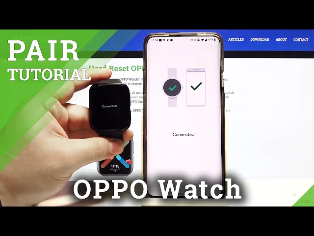 Video thumbnail for How to Pair OPPO Watch with Smartphone - Connect Devices
