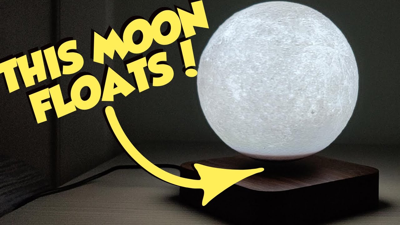 Video thumbnail for Incredible Hovering Moon Lamp