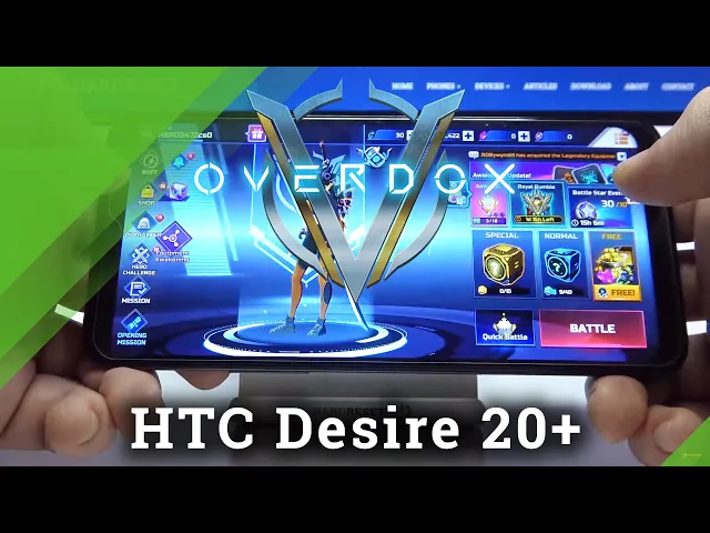 Video thumbnail for Performance Test of HTC Desire 20+ - Overdox Gameplay