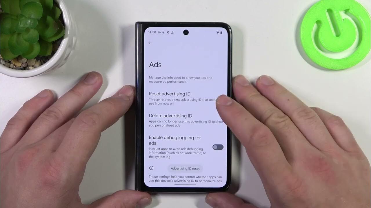 Video thumbnail for How to Reset Google Advertising in GOOGLE Pixel Fold – Google Ads Management
