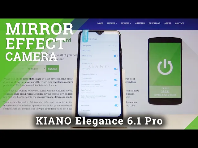 Video thumbnail for How to Turn Off Mirror Effect on KIANO Elegance 6.1 Pro Camera