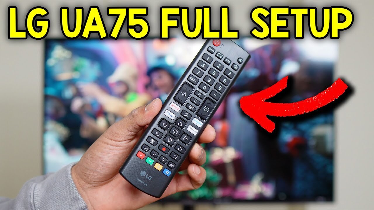 Video thumbnail for LG UA75 TV Full Setup and App Control