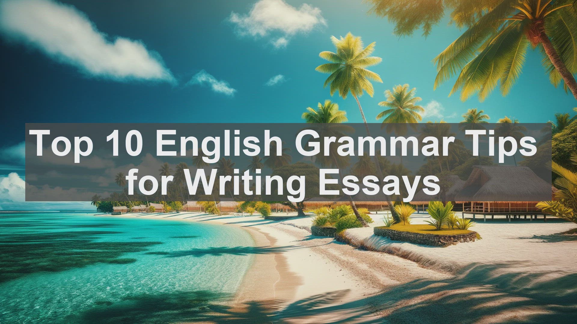 'Video thumbnail for Top 10 English Grammar Tips for Writing Essays'