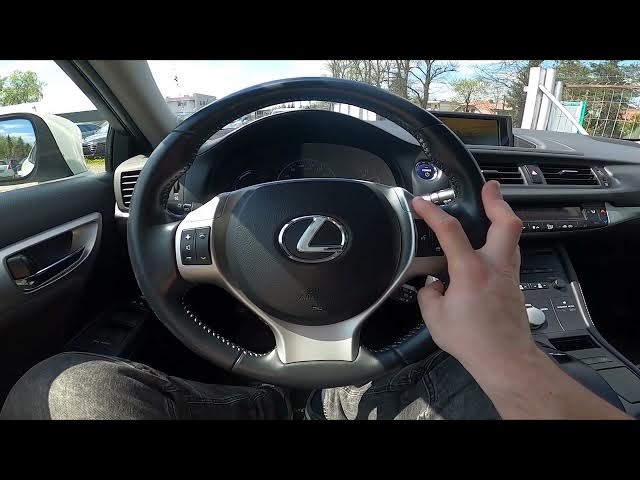 Video thumbnail for How to Change System Language via Speedometer Display in Lexus CT ( 2010 – 2021 )