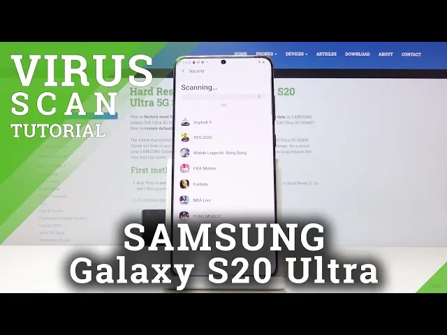 Video thumbnail for How to Virus Scan in SAMSUNG Galaxy S20 Ultra – Anti-Virus Scanning