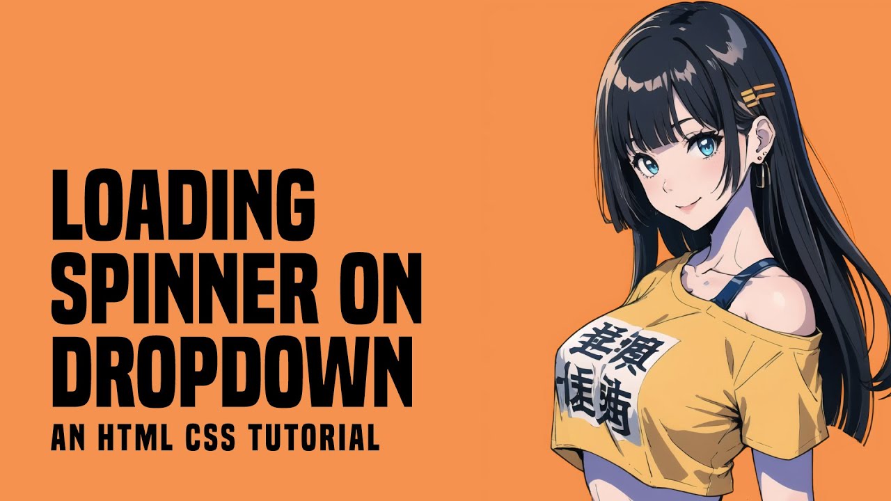'Video thumbnail for Loading Spinner On HTML Dropdown Box'