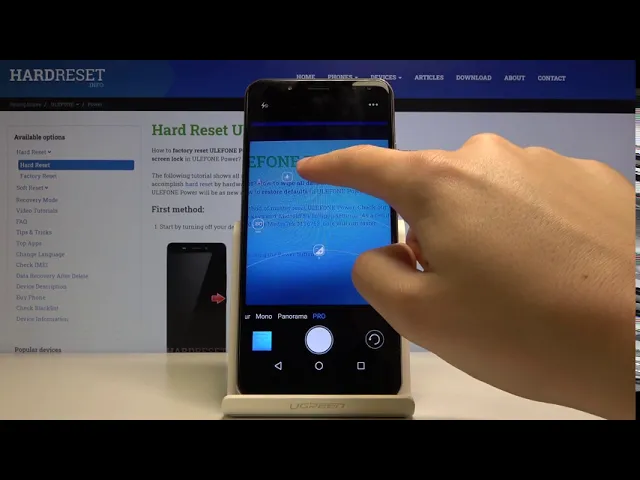 Video thumbnail for How to Manage Camera Pro Mode Features on ULEFONE Power – Camera Features