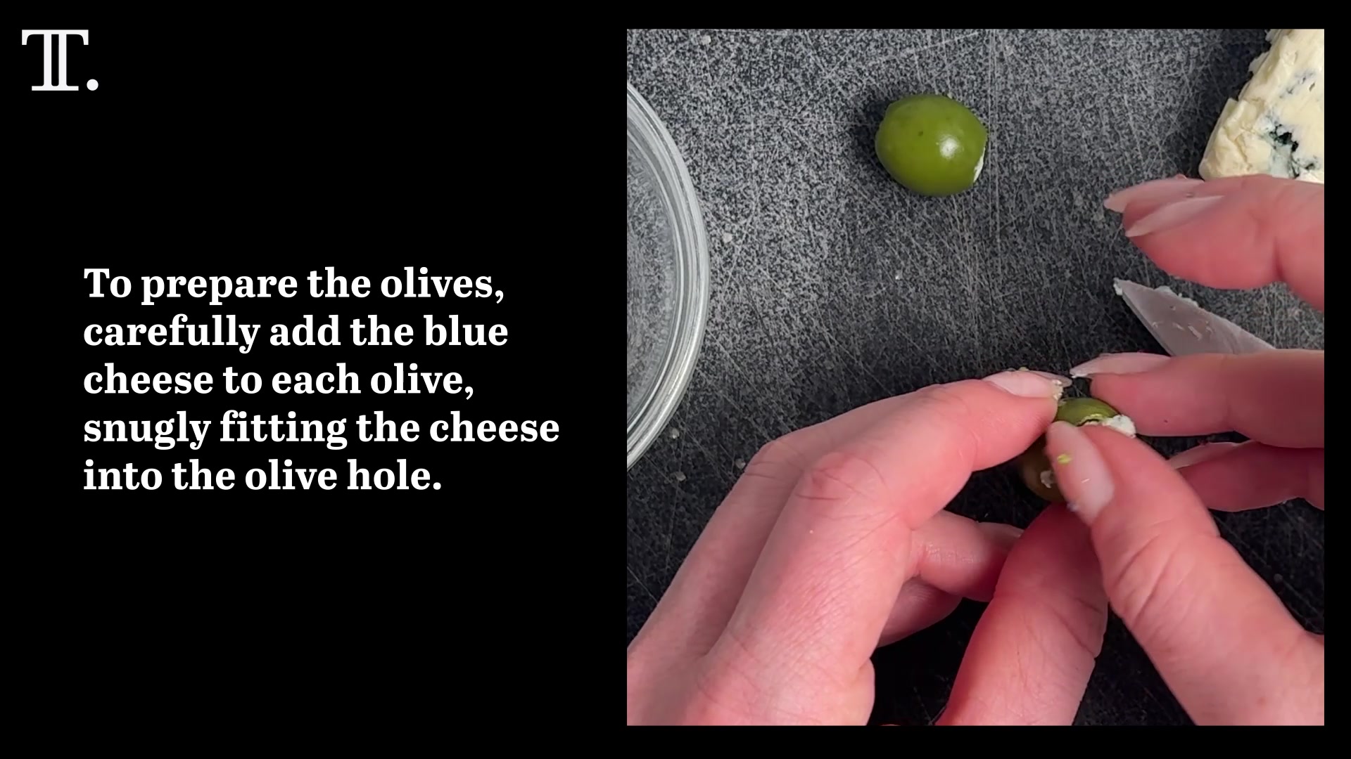 Video thumbnail for Briny Blue Cheese Dirty Martini Recipe