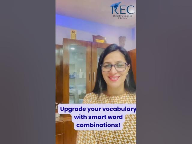 Video thumbnail for Want to sound smarter in English?Check these new words #ielts #reels #shorts Upgrade your vocabulary