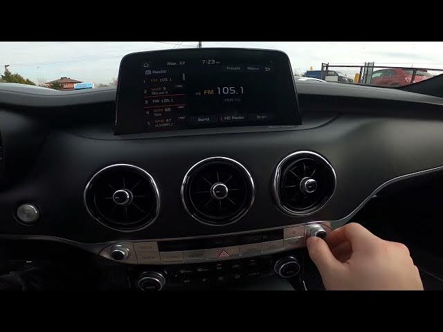 Video thumbnail for How to Assign Radio Station to Button in Kia Stinger ( 2017 – now )