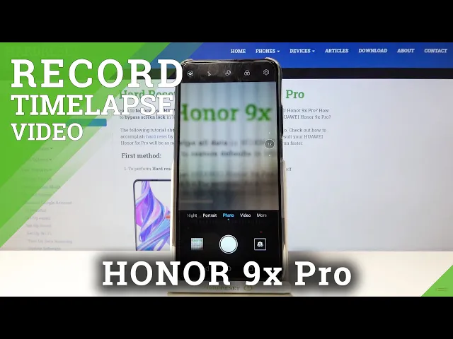 Video thumbnail for How to Record Timelapse in HUAWEI Honor 9x Pro – Record Speeded Up Video