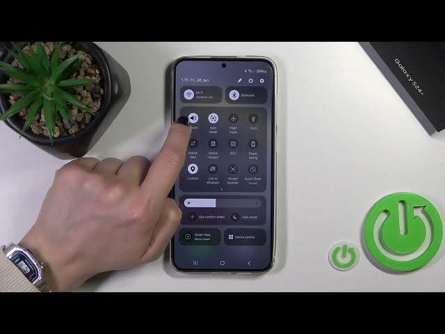 Video thumbnail for How to Activate Silent Mode on SAMSUNG Galaxy S24+
