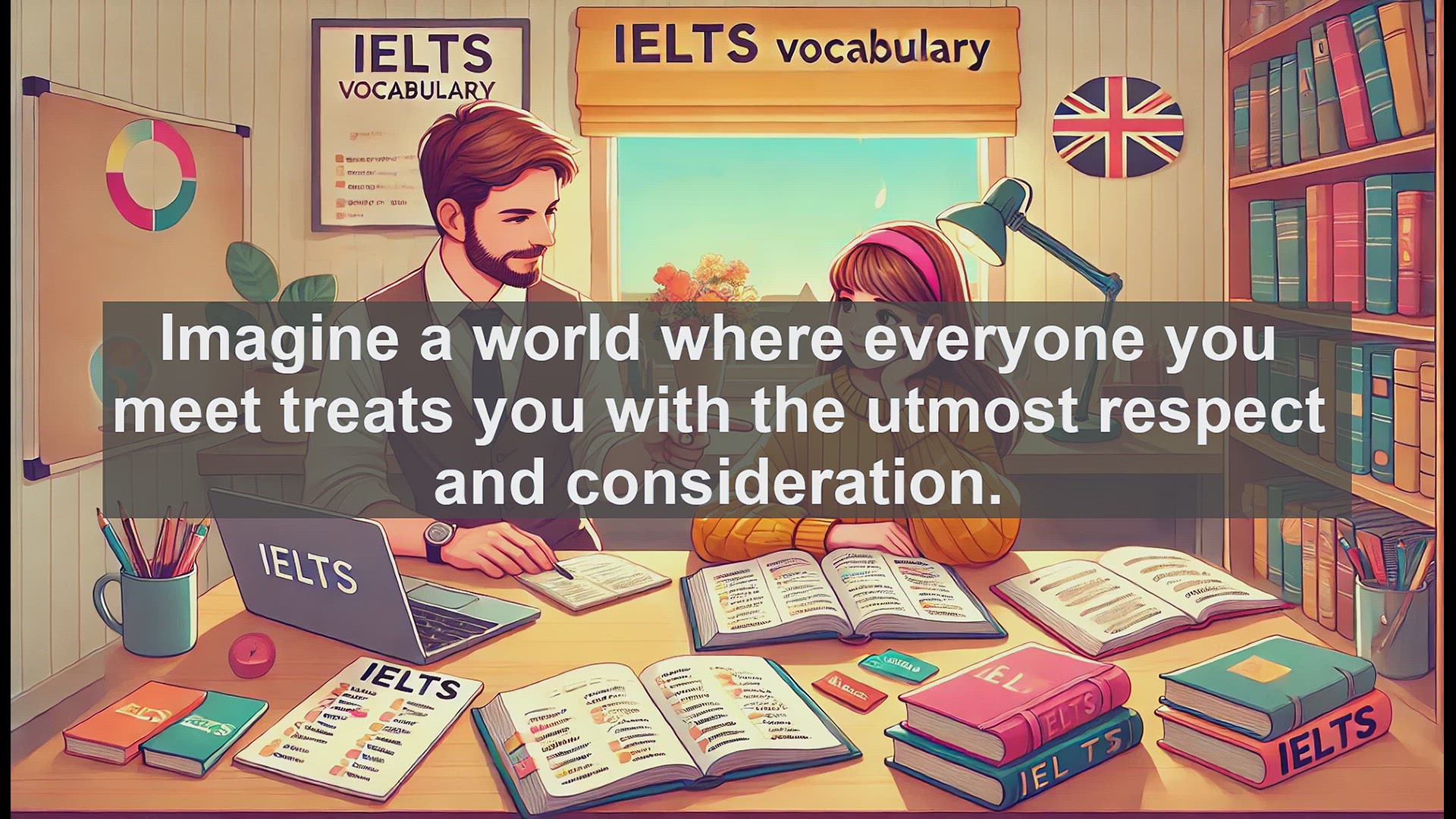 'Video thumbnail for 2000 Must Know IELTS 9.0 Vocabulary - Mastering 'Deferential': Boost Your IELTS Score to Band 9.0'