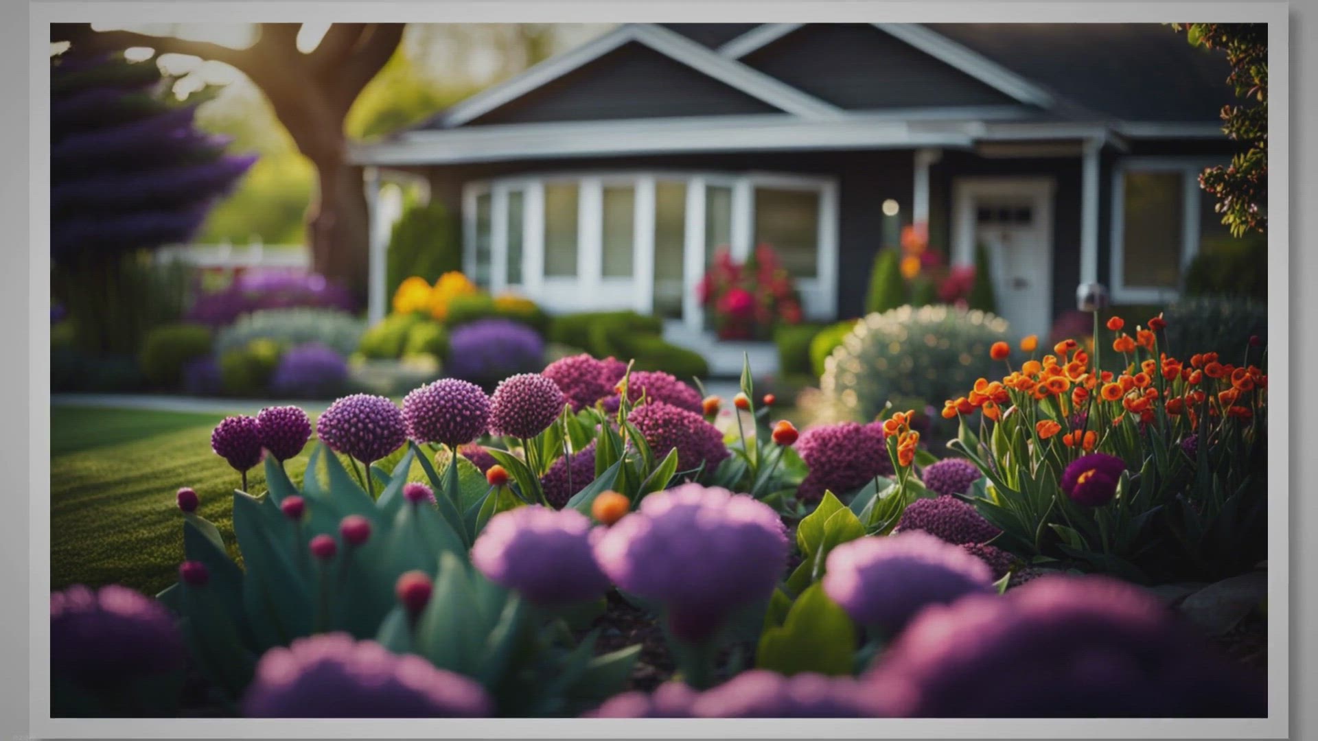 'Video thumbnail for 10 Creative Front Yard Flower Bed Ideas: Transform Your Outdoor Space'