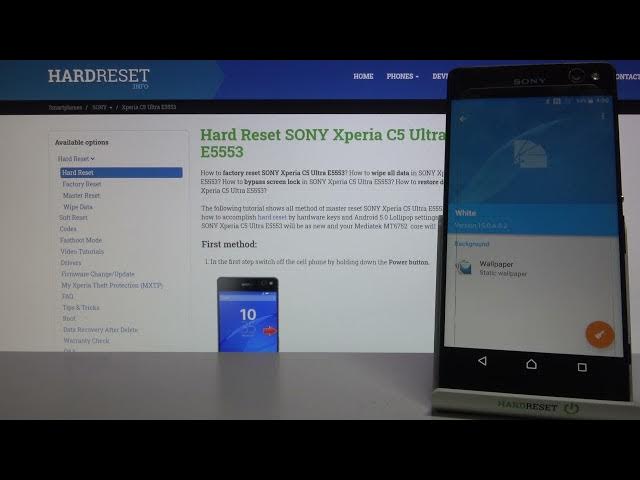 Video thumbnail for How to Check All Possible SONY Xperia C5 Themes - Change Phone Theme