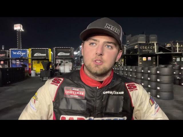 Video thumbnail for After 9th Place Finish at Darlington, Kaden Honeycutt Ready to Race For Anyone that Needs a Driver