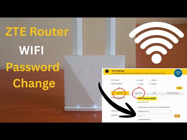 Video thumbnail for ZTE WiFi Password Change | WiFi Password Change | ZTE Router WiFi Password Change (Step-by-Step)