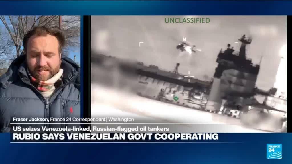 Video thumbnail for US seeks to assert its control over Venezuelan oil with tanker seizures and sales worldwide