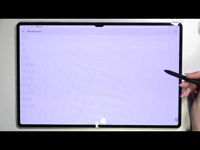Video thumbnail for How to Change Keyboard Language on SAMSUNG Galaxy Tab S8 Ultra - Manage Dictionary Language