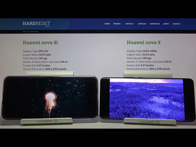 Video thumbnail for HUAWEI Nova 8i vs HUAWEI Nova 9 Display Comparison