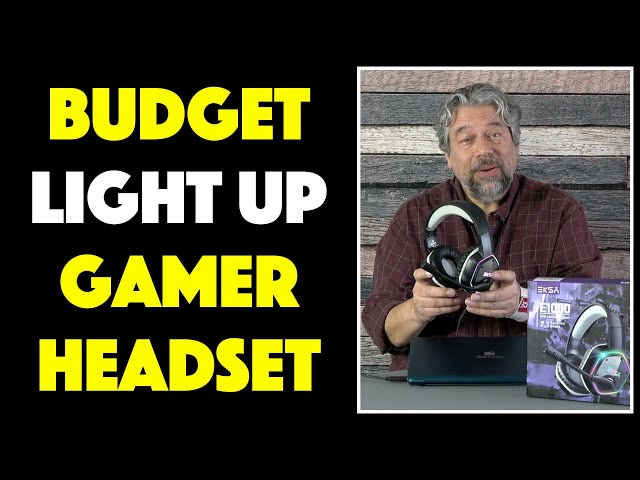 Video thumbnail for EKSA E1000 RGB Light-Up Gaming Headset -- DEMO & REVIEW