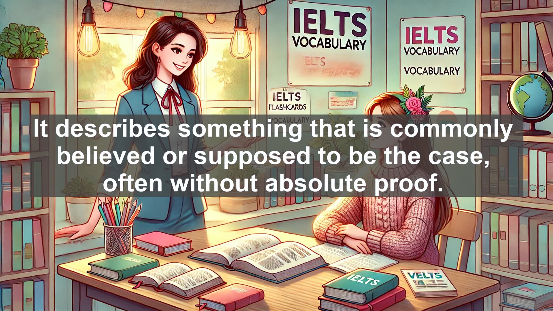 'Video thumbnail for 2000 Must Know IELTS 9.0 Vocabulary - IELTS Vocabulary Boost: Understanding 'Putative''