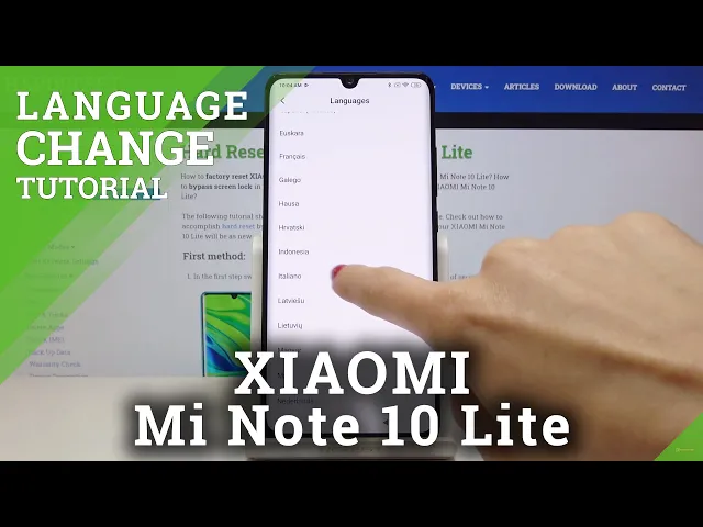 Video thumbnail for How to Change Language in XIAOMI Mi Note 10 Lite – Language Settings