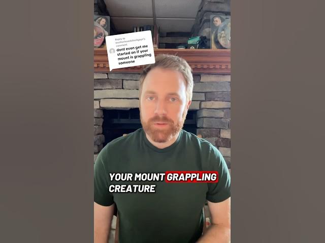 Video thumbnail for DnD mounts grappling a creature is actually pretty simple