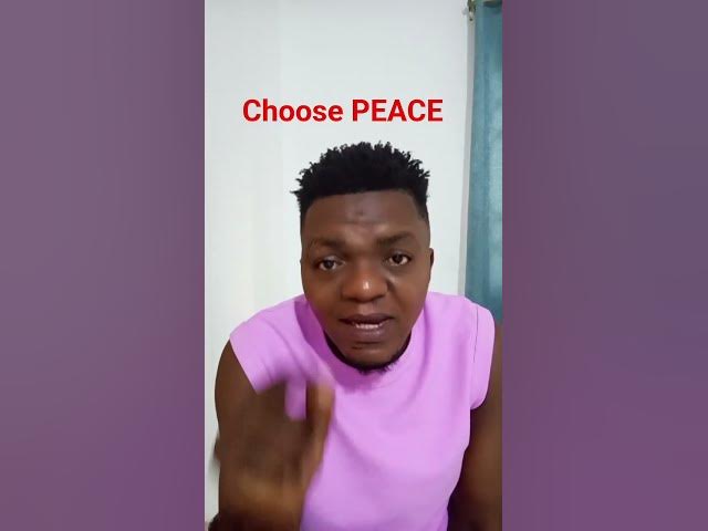 Video thumbnail for Peace is better than potential #healing #relationshipadvice #shout