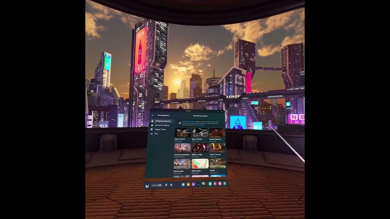 Video thumbnail for How to Change Oculus Meta Quest 3 Home Environment: A Step-by-Step Personalization Tutorial!