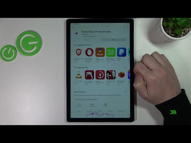 Video thumbnail for Samsung Galaxy Tab A8 2021 - How To Install Firefox Browser