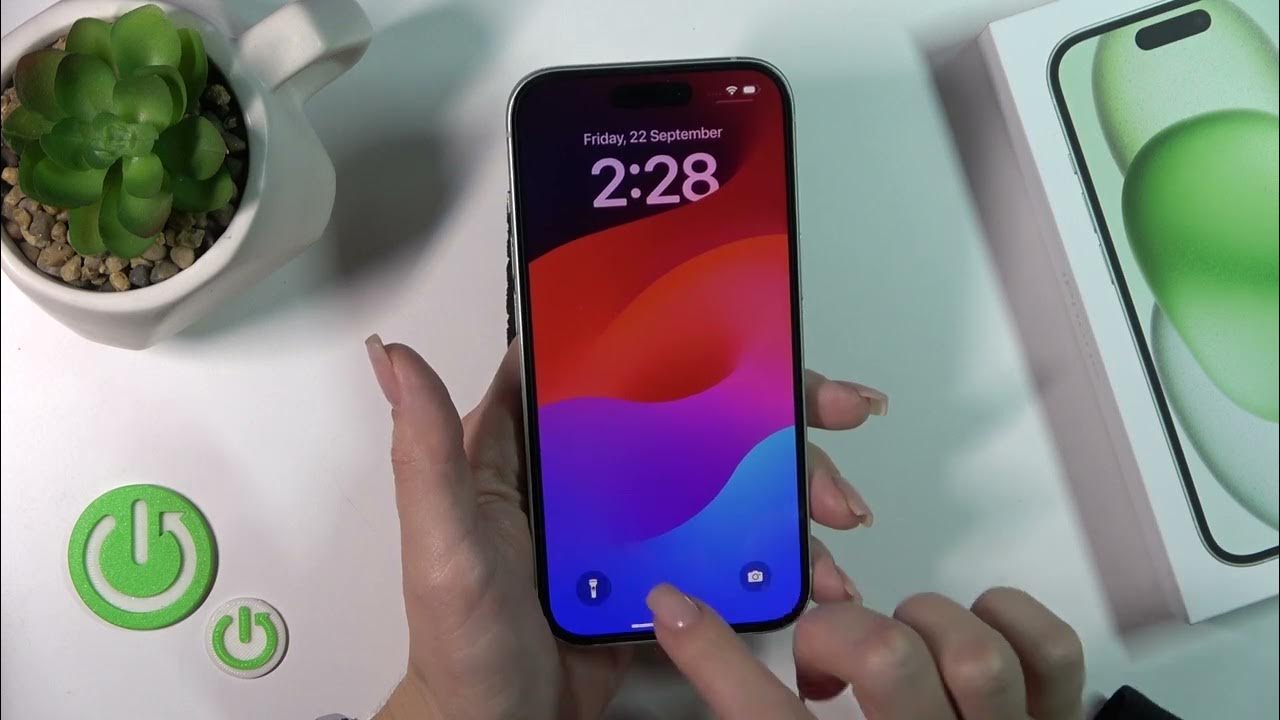 Video thumbnail for How to Turn On / Off Flashlight on iPhone 15