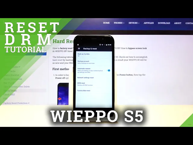 Video thumbnail for How to Reset DRM on WIEPPO S5 - Remove All Licences