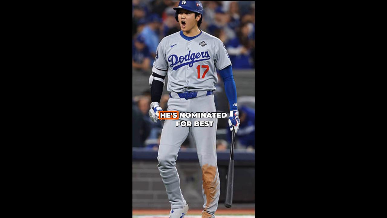 Video thumbnail for Shohei Ohtani Leads MLB With Three ESPYS Nominations