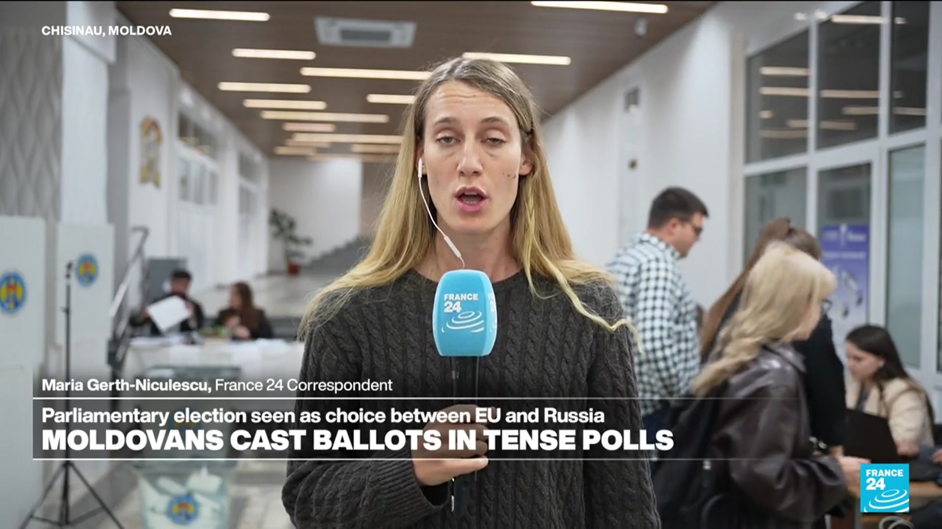 'Video thumbnail for False bomb threats, security incidents cloud Moldova’s parliamentary vote'
