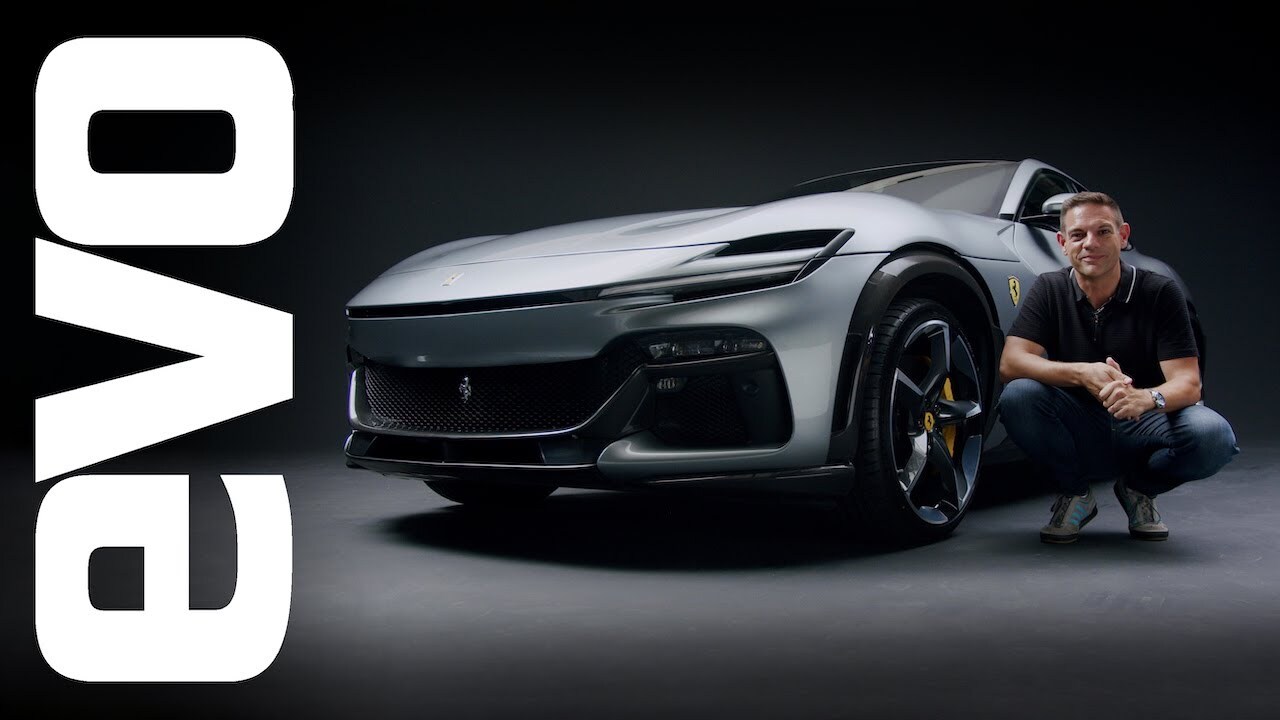 Video thumbnail for 2022 Ferrari Purosangue revealed | evo UNWRAPPED