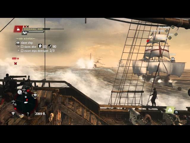 Video thumbnail for Assassins Creed IV Freedom Cry - Lifting the Veil: Liberate Slave Ship #2, Assasinate Captain Action