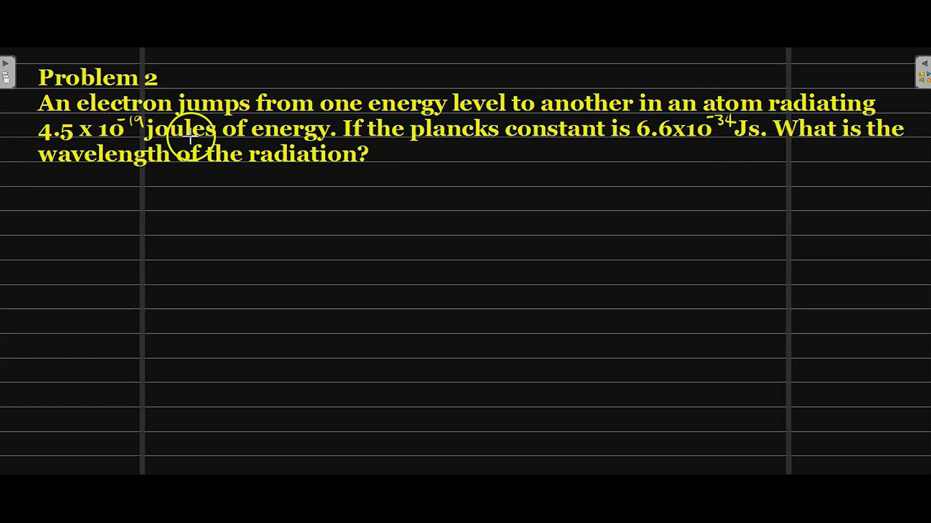'Video thumbnail for Wavelength of Radiation'
