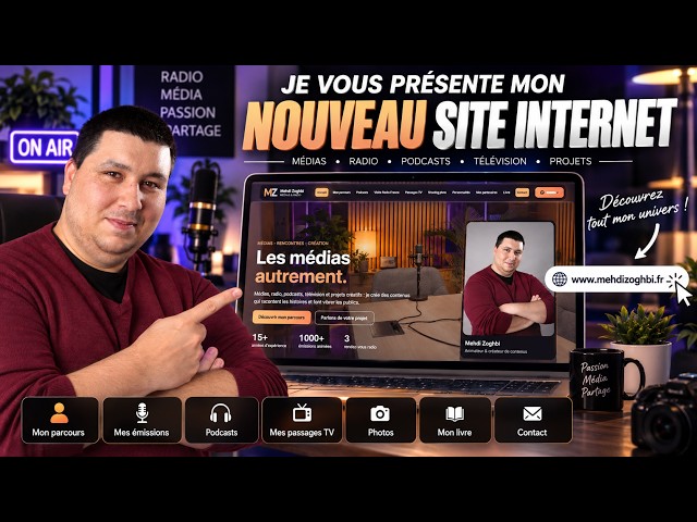 Video thumbnail for 🎉 JE VOUS PRÉSENTE MON NOUVEAU SITE INTERNET !