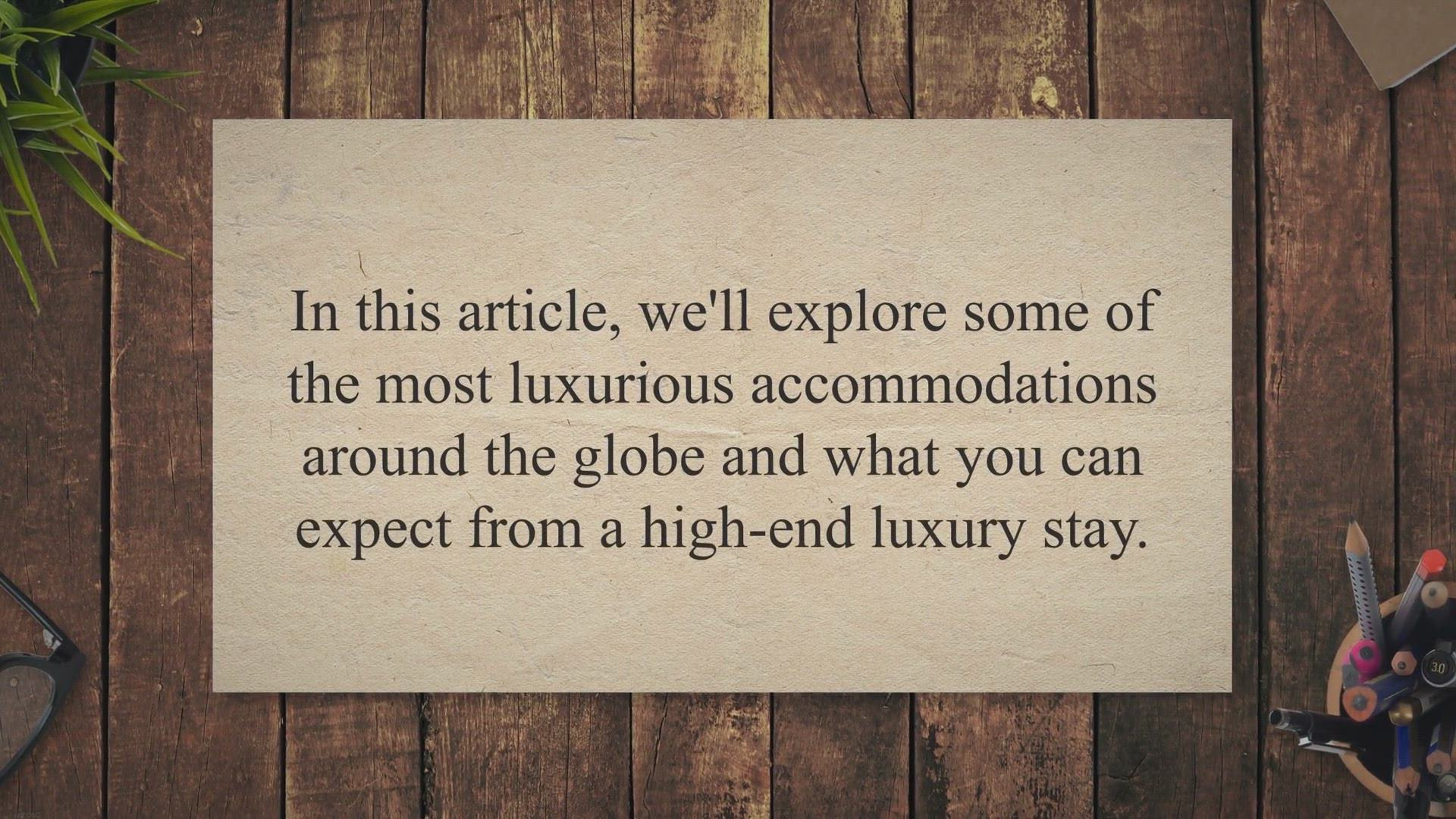 Video thumbnail for The Ultimate Guide to the Top Best Luxury Places to Stay in the World: Unforgettable Experiences and Indulgent Amenities Await