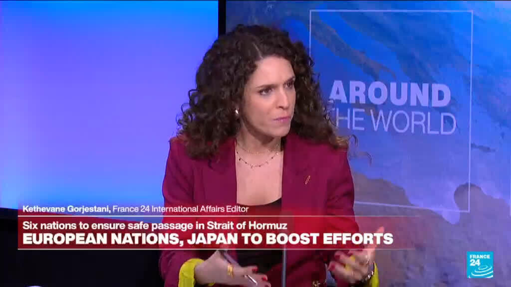 Video thumbnail for Six nations say ready to boost 'efforts to ensure safe passage' in Hormuz