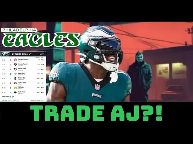 Video thumbnail for lord brunson: aj brown trade rumors & nfl draft mock with deangelo xavier