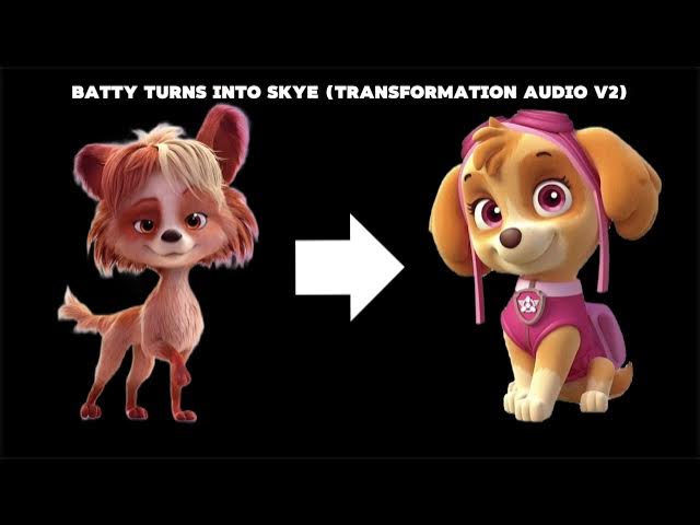 Video thumbnail for Batty Turns Into Skye (Transformation Audio V2)