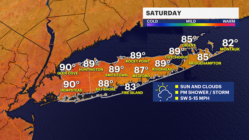Video thumbnail for STORMS AND HEAT: Some strong pop-up storms possible this evening as hot weather continues