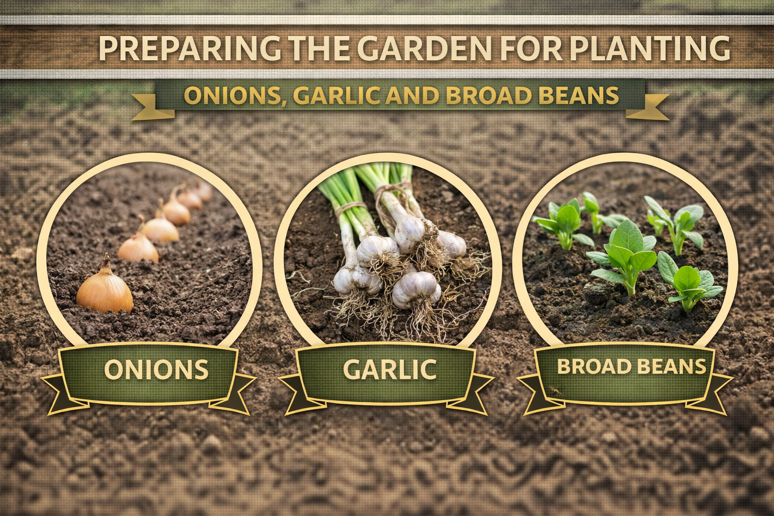 Video thumbnail for Preparing the Garden for Planting | Onions, Garlic and Broad Beans
