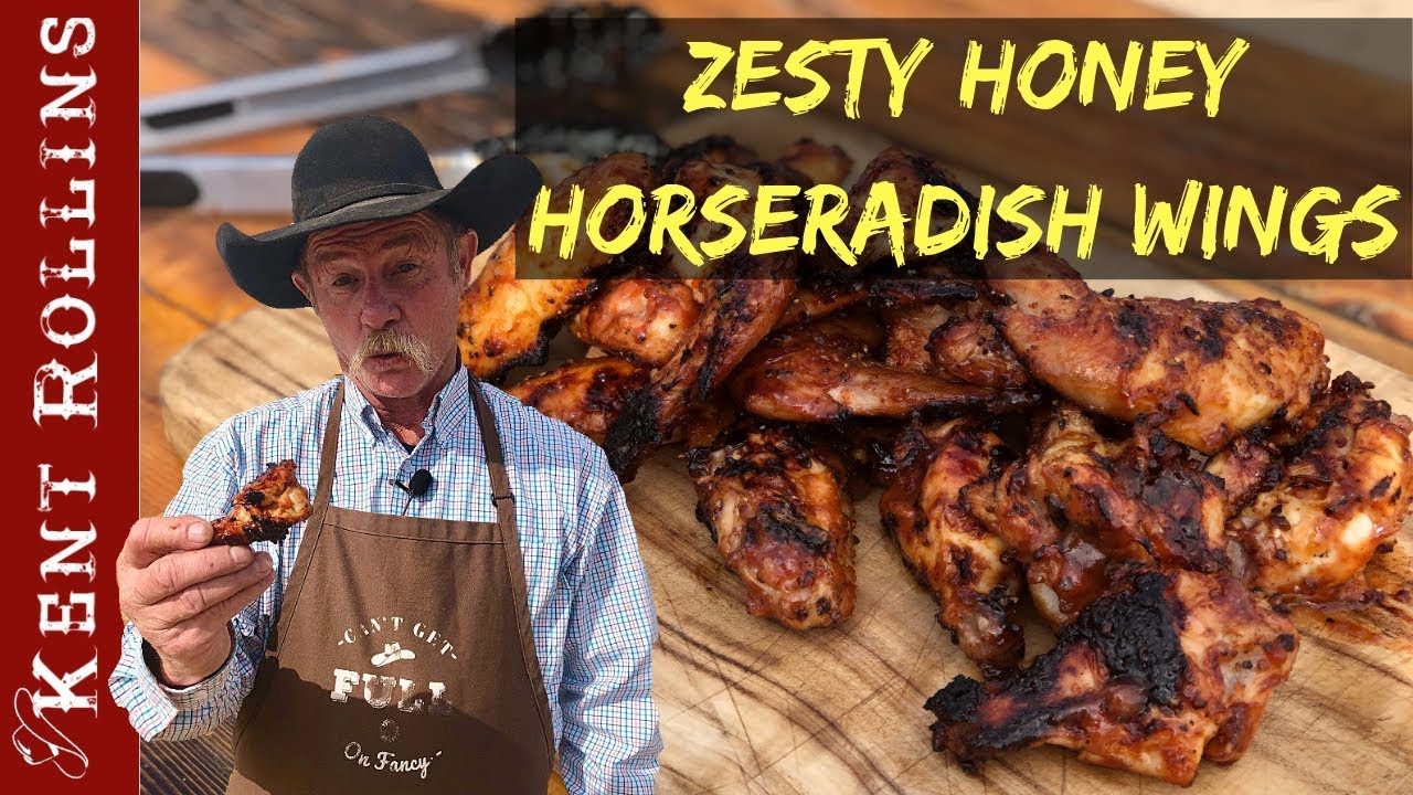 'Video thumbnail for Chicken Wings - Grilled or Baked Zesty Honey Horseradish Chicken Wings'
