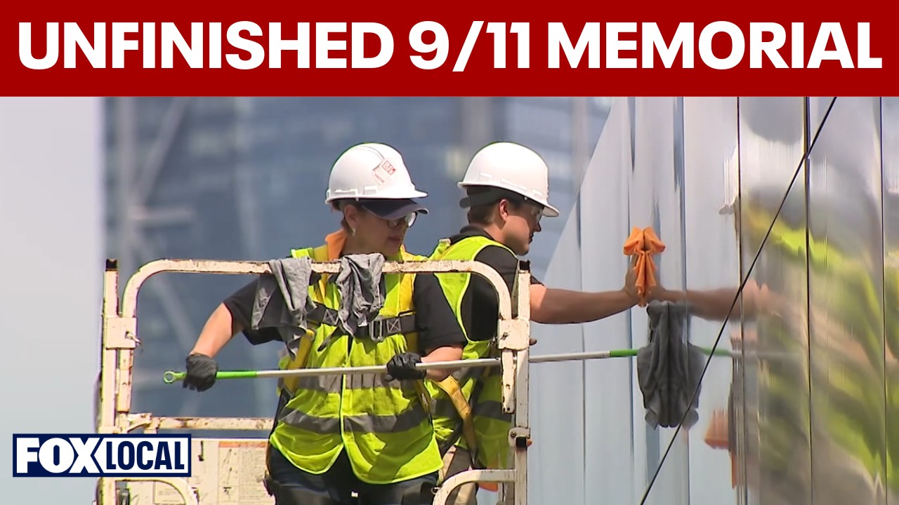 Video thumbnail for Empty Sky Memorial in New Jersey remains incomplete 2 decades after 9/11
