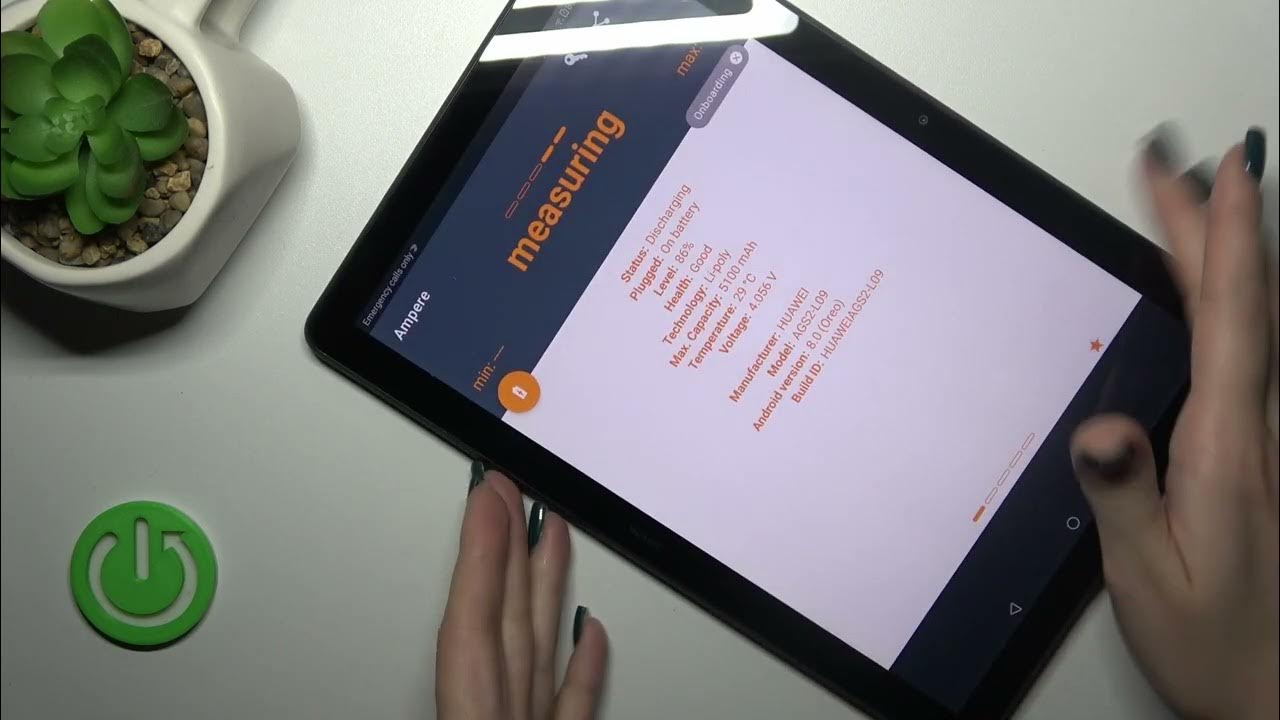 Video thumbnail for How to Check Battery Temperature On HUAWEI MEDIAPAD T5 | Ampere App