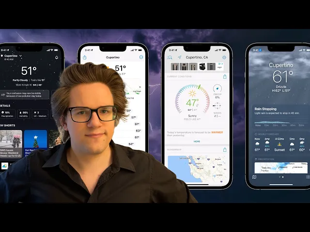 Video thumbnail for All the Best Weather Apps for iPhone